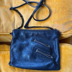 RARE Rebecca Minkoff Black Leather Crossbody Bag